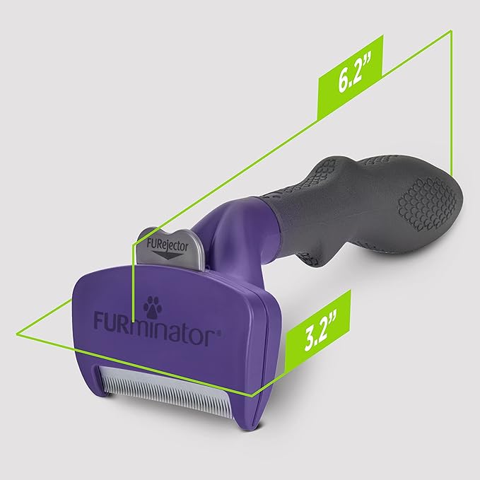 FURminator® deShedding Tool For Medium/Large Cats, Long Hair, Removes Loose Hair From Shedding