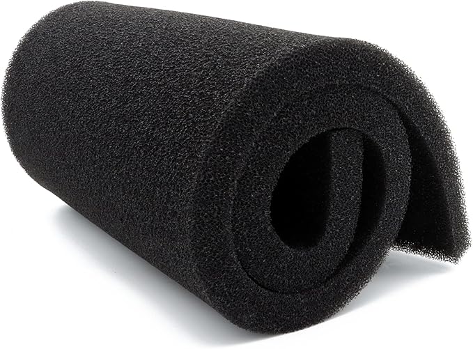 ALEGI Aquarium Filter Media Foam Material Cut to Fit, 36" x 12" x 1", 40 PPI Bio Pre Filter Sponge Pad Sheet for Fish Tank