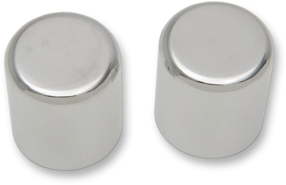 DRAG SPECIALTIES Large Chrome Docking Covers C77-0098C