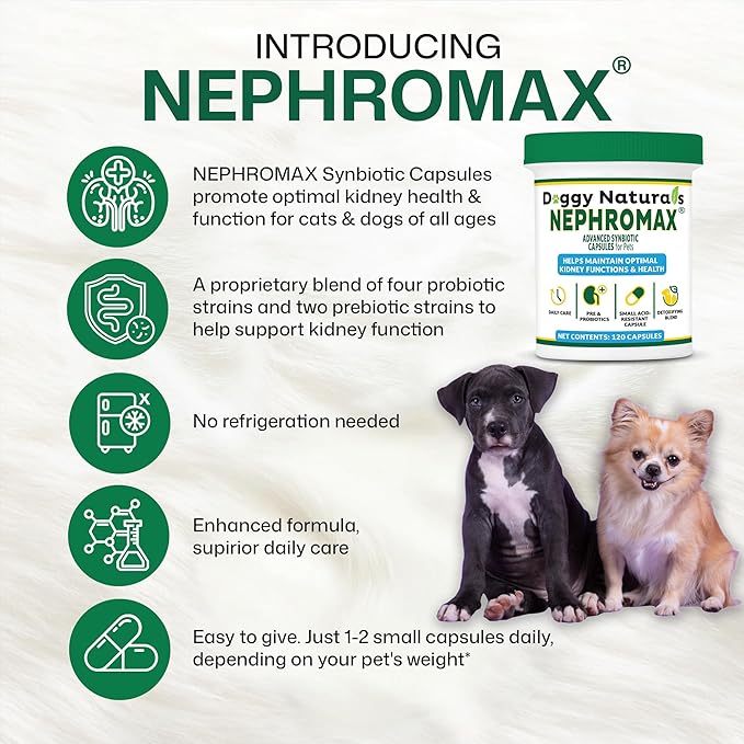 NEPHROMAX™ Synbiotic Capsules Dogs Cats 240