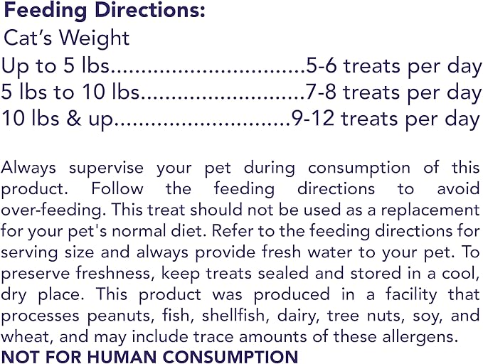 Get Naked Digestive Health Crunchy Cat Treats 6oz - Chicken Flavor, Grain-Free Cat Probiotics for Indoor Cats, Supports Healthy Digestion, Dental Health & Immunity, Made in The USA