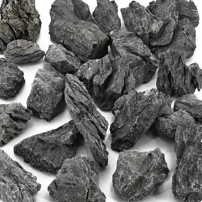 Unocho Aquarium Rocks Seiryu Rock Stone 11LB Dragon Stone for Aquariums Landscaping Model Tank Decoration Aquarium Miniature and Fairy Garden(3 to 8 inches)