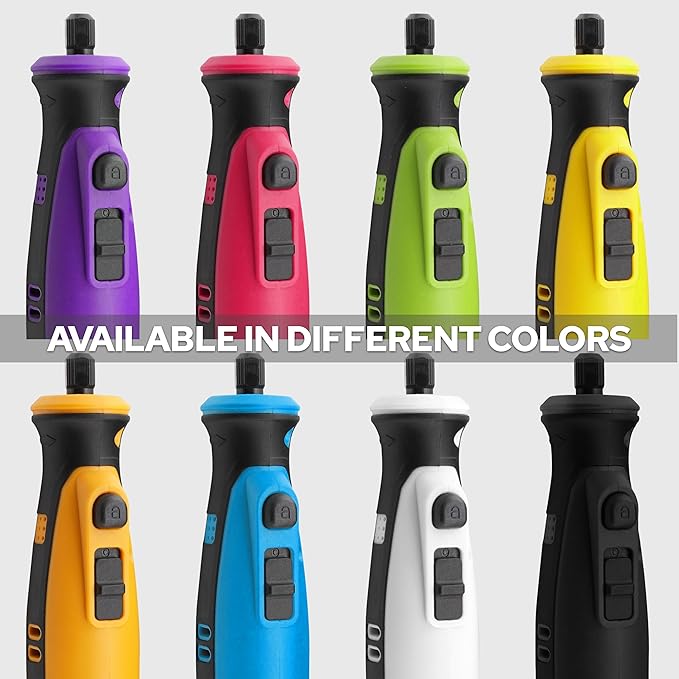 Diamondg Cordless Dog Nail Grinder with Quiet Sound & LED Tip for Large & Small Dogs, 4hrs. Runtime - Electric Dog Nail Trimmer, Heavy Duty Rotary Tool Alternative to Toenail Clippers & Filers