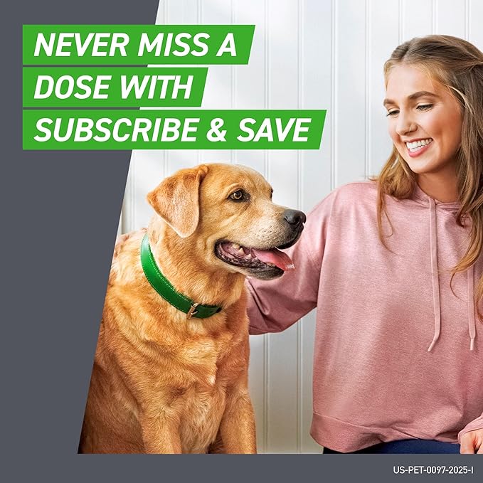 FRONTLINE Plus Flea and Tick Treatment for Large Dogs Up to 45 to 88 lbs. 8 Treatments