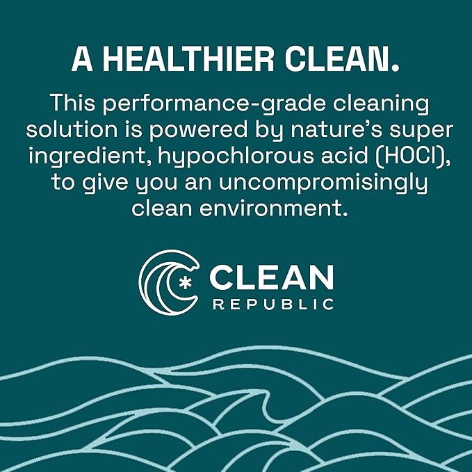 Clean Republic Multi-Purpose Disinfectant, Cleaning Spray, 32 Fluid Ounce Bottle, 2-Pack