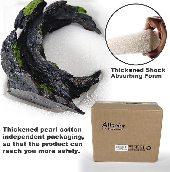 Fish Tank Decor Rocks.Aquarium Decoration Model.Easy Superior Aquascape (Moon Valley)