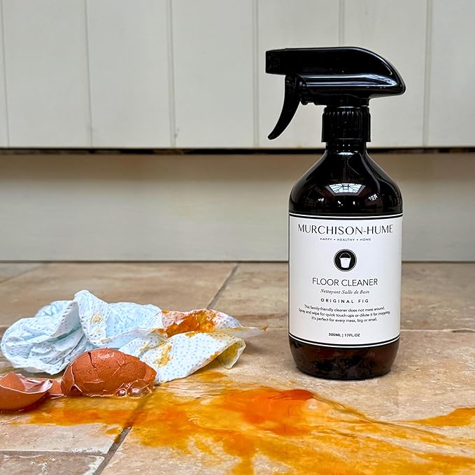 Murchison-Hume Natural Floor Cleaner Spray – Pet-Friendly, Non-Toxic, Plant-Based Formula for Hardwood, Tile & Laminate – Streak-Free Shine, Fresh Scent – 17oz Bottle-Original Fig