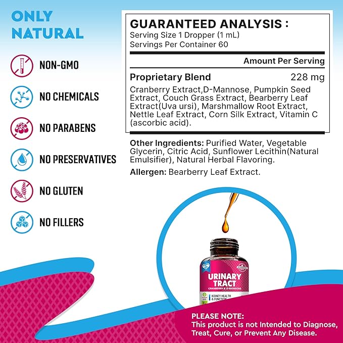 Beloved Pets Cat & Dog Urinary Tract Infection Treatment & Natural UTI Medicine Cranberry-Kidney+Bladder Support Supplement - Best Prevention Incontinence, Bladder Stones