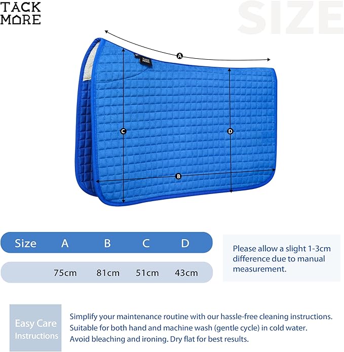 Tackmore Western Saddle Pad Breathable, Shock-Absorbing Saddle Pad