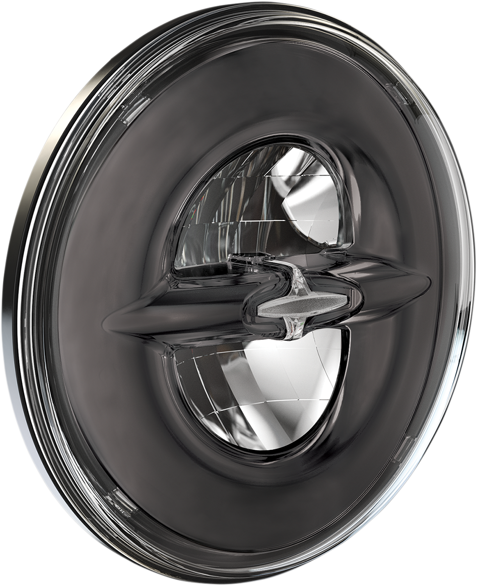 DRAG SPECIALTIES 7-Inch Reflector-Style LED Headlamp in Dark Chrome, Part #0556214