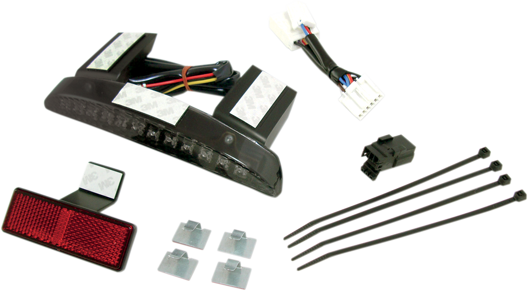 DRAG SPECIALTIES Running and Brake Light Assembly with Smoke Lens - Part #77072S