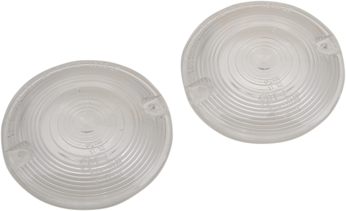 DRAG SPECIALTIES Turn Signal Lens - Clear for Harley FL - Part No. 12-0203-CL2D