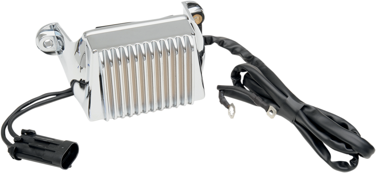DRAG SPECIALTIES, DRAG SPECIALTIES Chrome Voltage Regulator for 2002-2003 FL Models – Part 74622-02