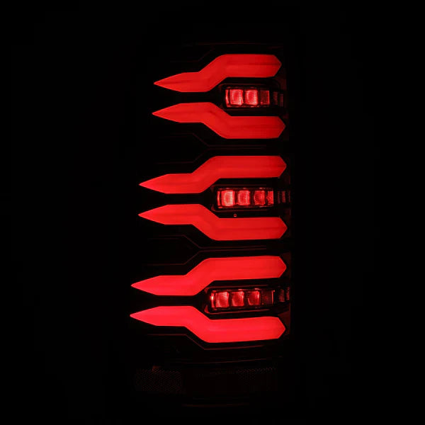 AlphaRex 99-06 Chevrolet Silverado/99-06 GMC Sierra LUXX-Series LED Tail Lights Black