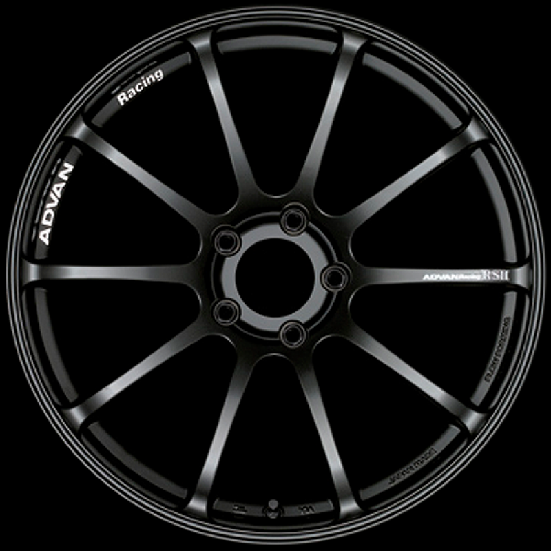 Advan RSII 17x9.0 / +29 Offset / 5x98 / 58mm Bore / Semi Gloss Black