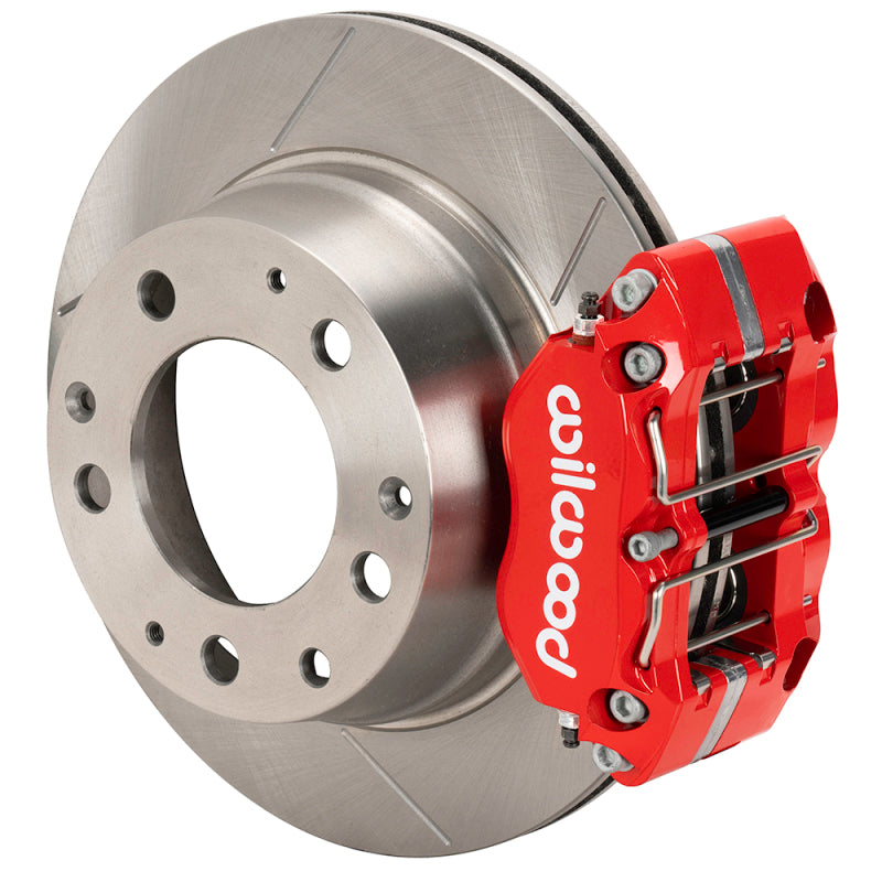 Wilwood kit rear NDPR PORS 911 84-89 11.42X.95 rotor GT red W/LINES
