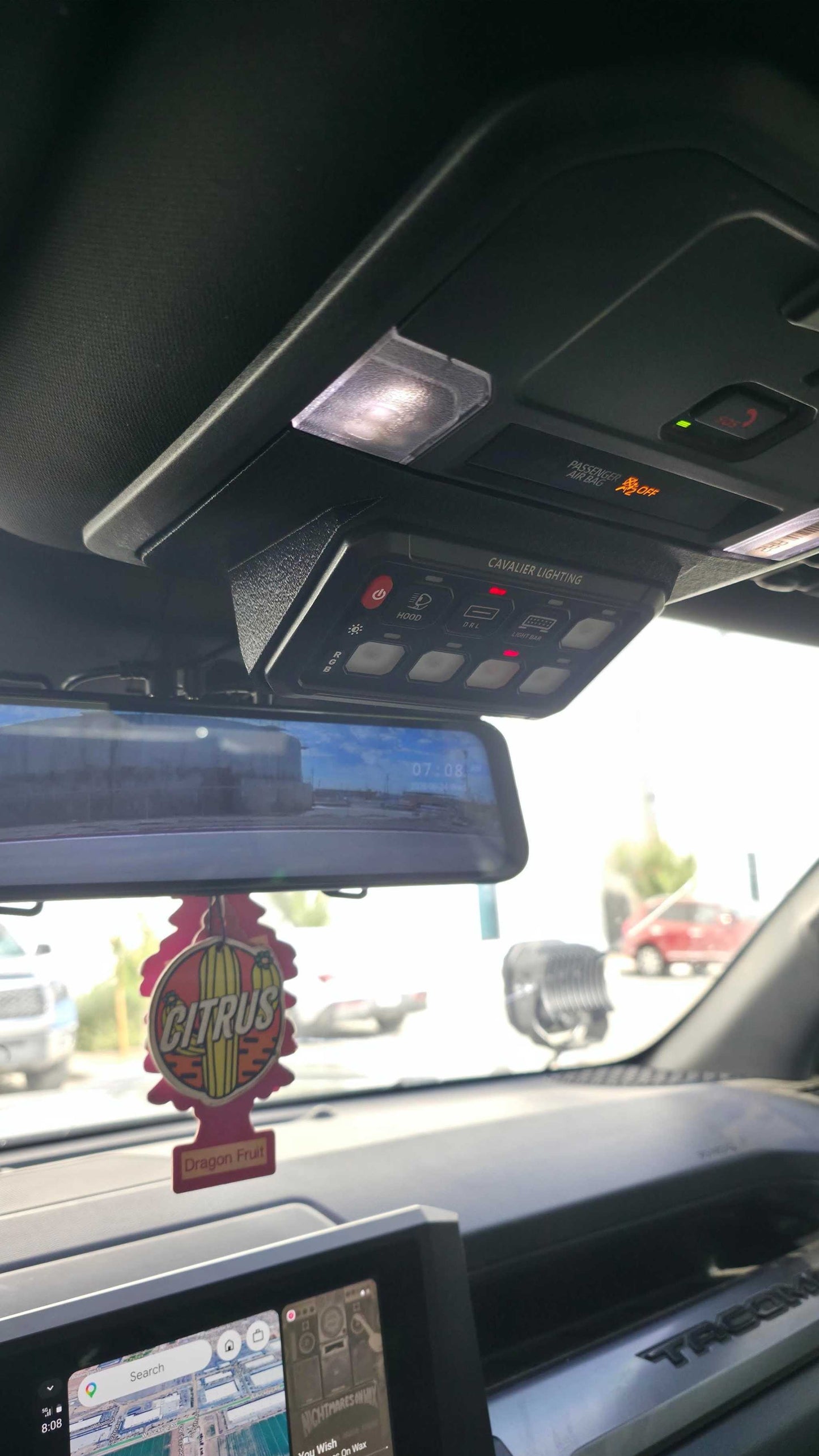 Cavalier Lighting 22+ Tundra / 23+ Sequoia / 25+ 4Runner / 24+ Tacoma Overhead Console Switch Panel Mount