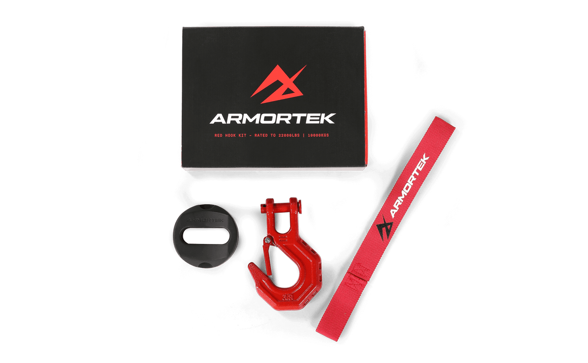 Armortek Red Hook Kit for 1/2" Rope - Rated 22000lbs