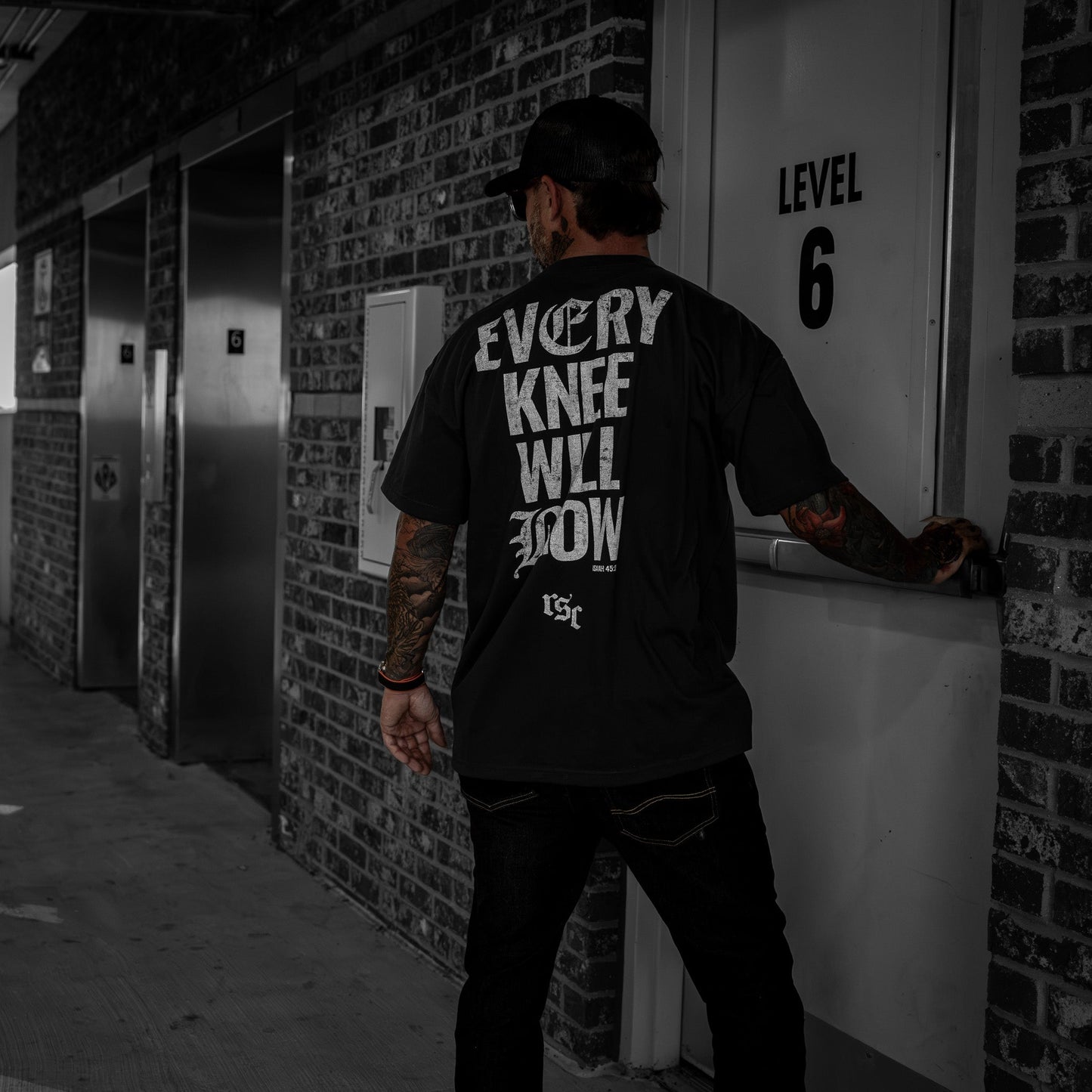 Every Knee Will Bow Men's Heavyweight T-Shirt