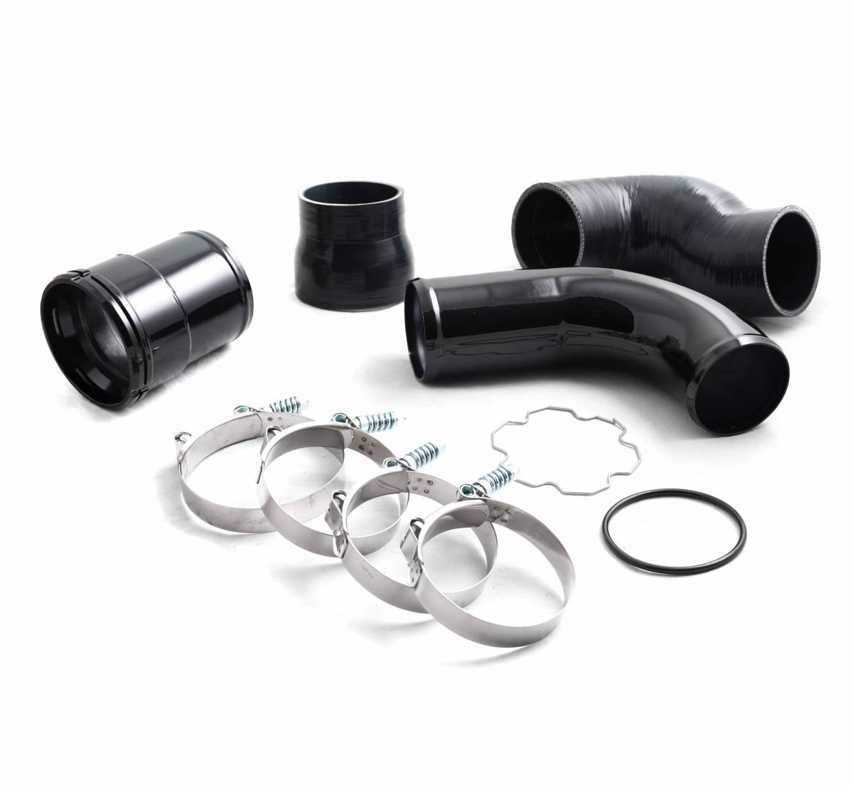 Rudy's Black Cold Side Intercooler Pipe Upgrade Kit For 11-16 6.7L Powerstroke