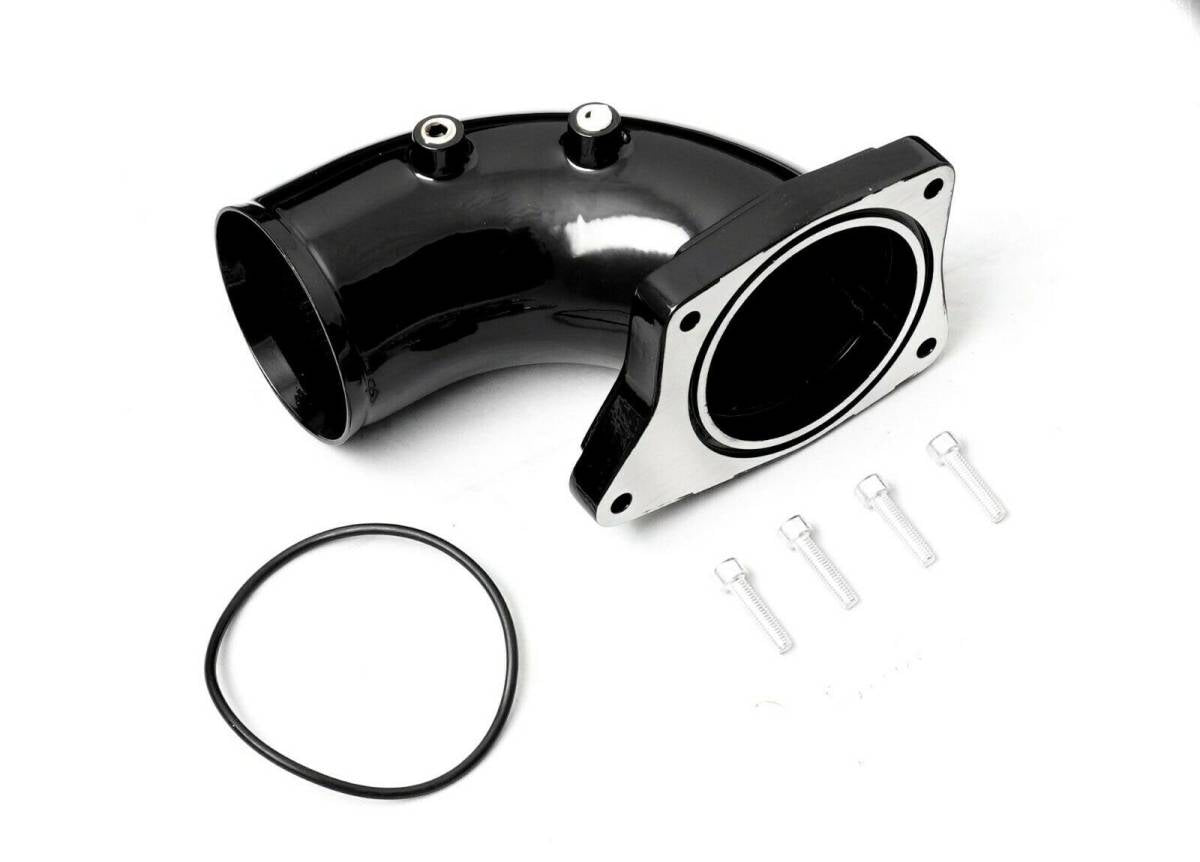 Rudy's Black High Flow Intake Elbow For 05-07 6.0L Powerstroke