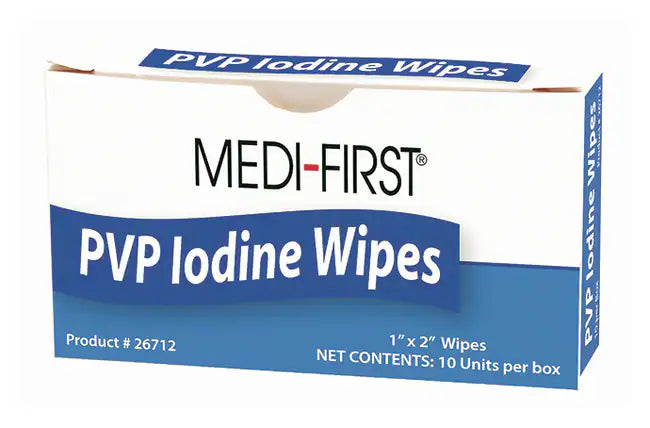 PVP Iodine Wipes Unitized