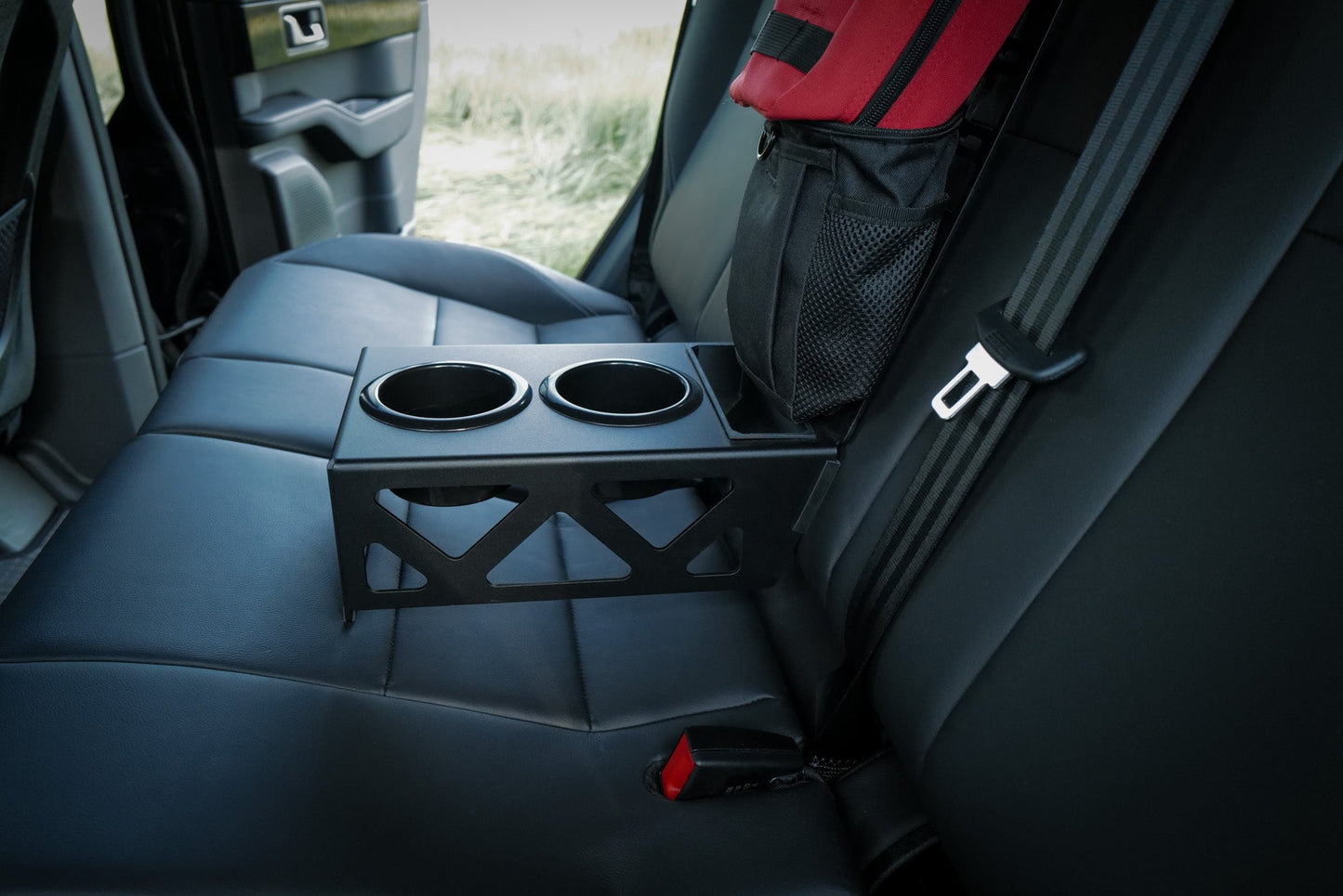 INEOS Grenadier Rear Seat Cup Holder + Storage Tray & MOLLE Panel