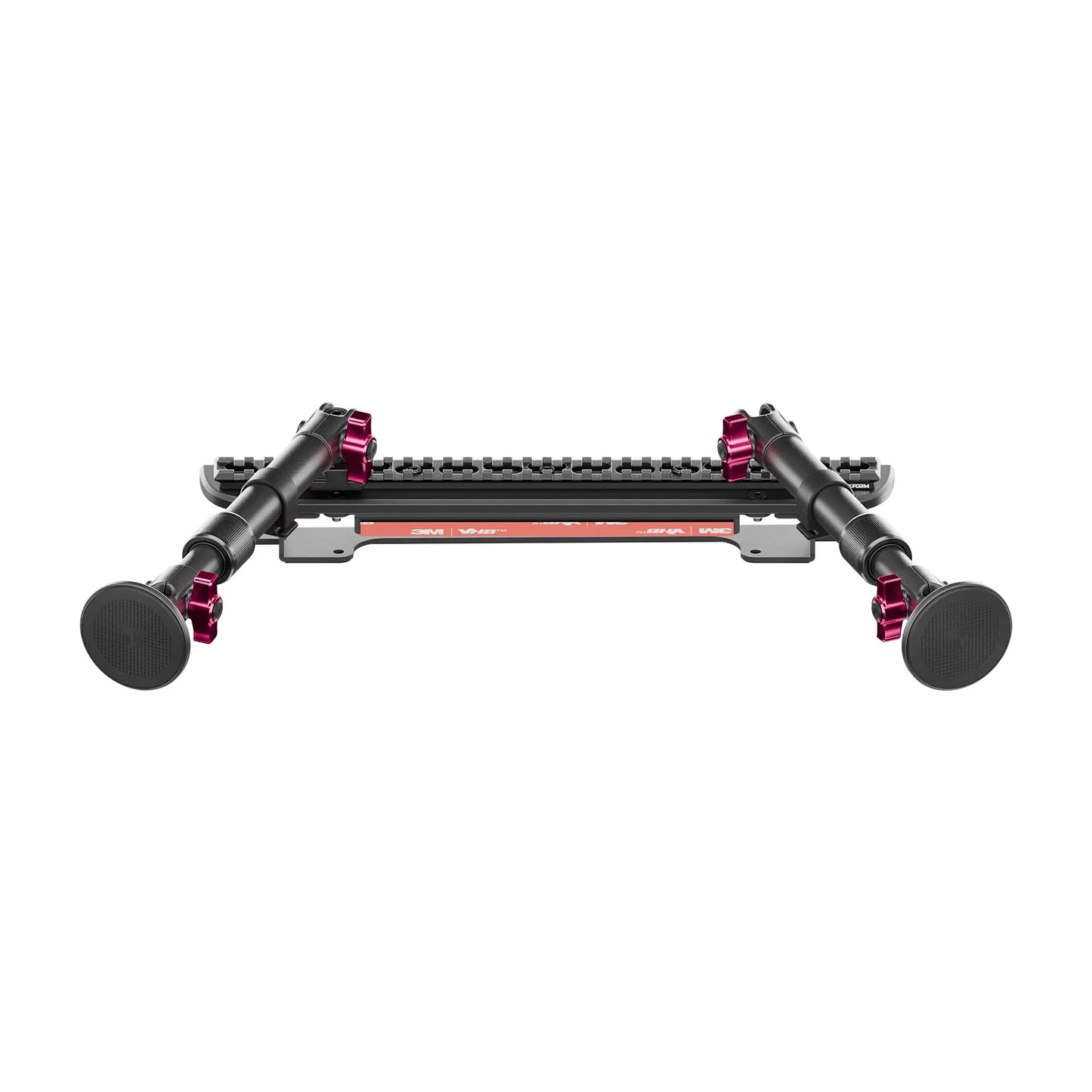 2024-2026 Ford F-150 (See Compatibility Info For Specific Year/Trim Fitment Details) Tackform Assault Track Picatinny Dash Bracket With Dual MagSafe Phone Mounts | Telescoping Arm