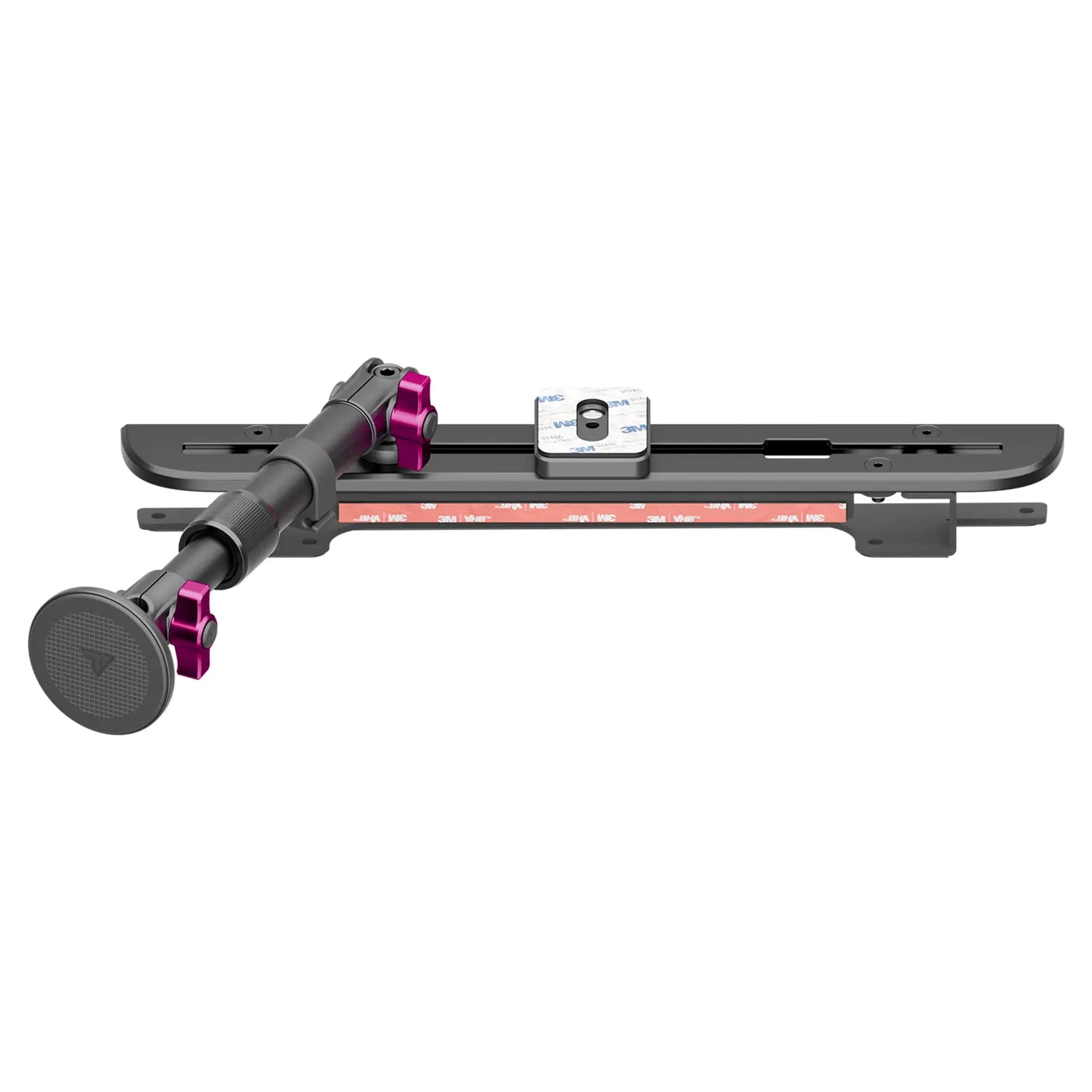 2024+ Ford F-150 (See Compatibility Info For Specific Year/Trim Fitment Details) Tackform Slim Track Dash Bracket With MagSafe Phone Mount and Magnetic Radar Detector Holder | Telescoping Arm