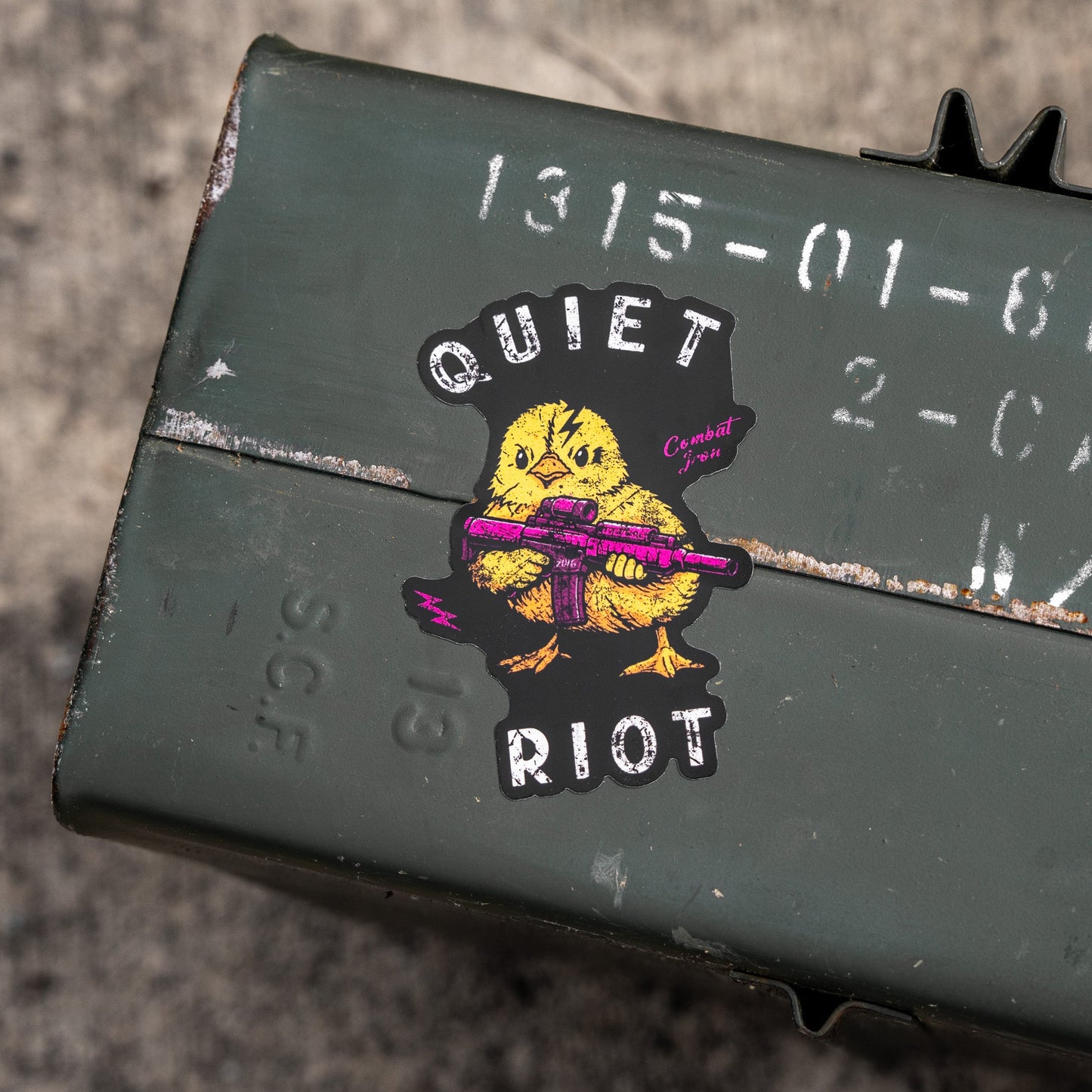 Quiet Riot Duck Decal