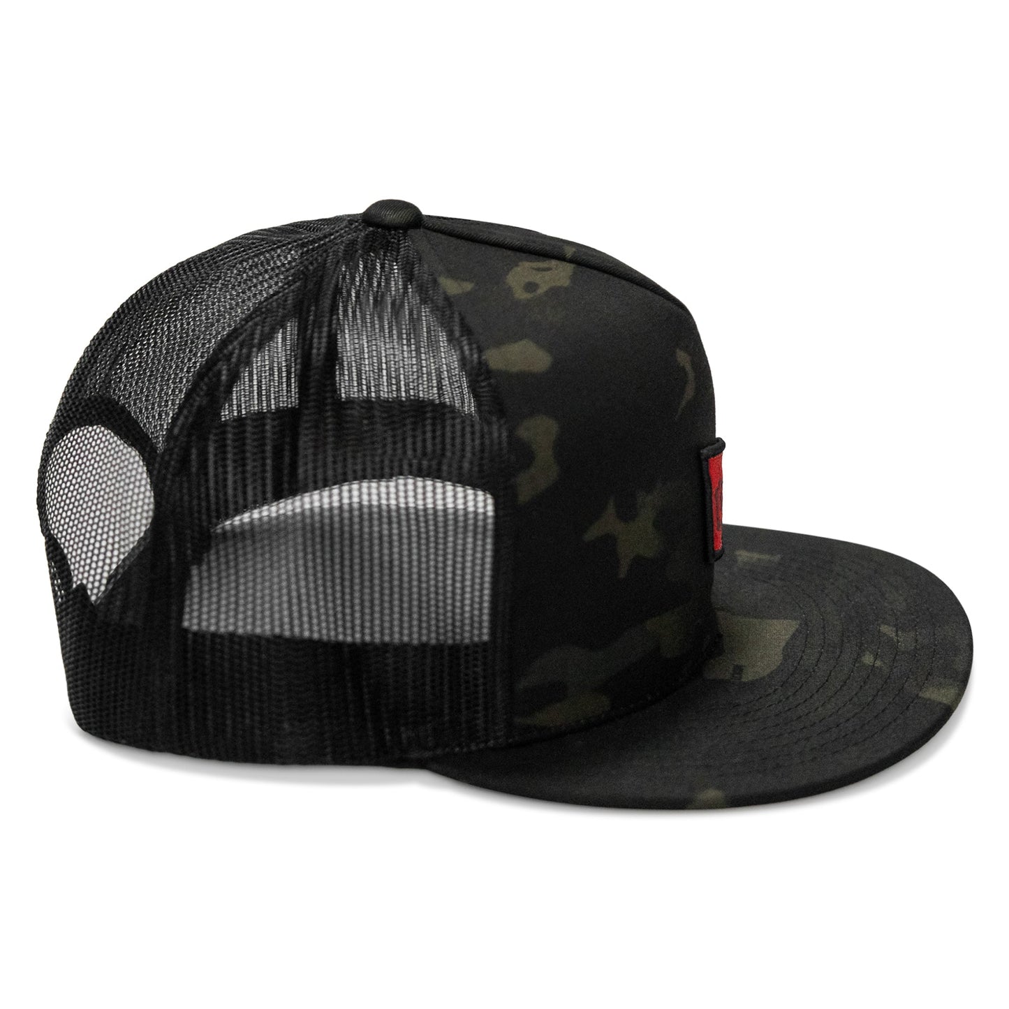 RSC Classic Red Diamond Velcro Patch Flatbill Hat