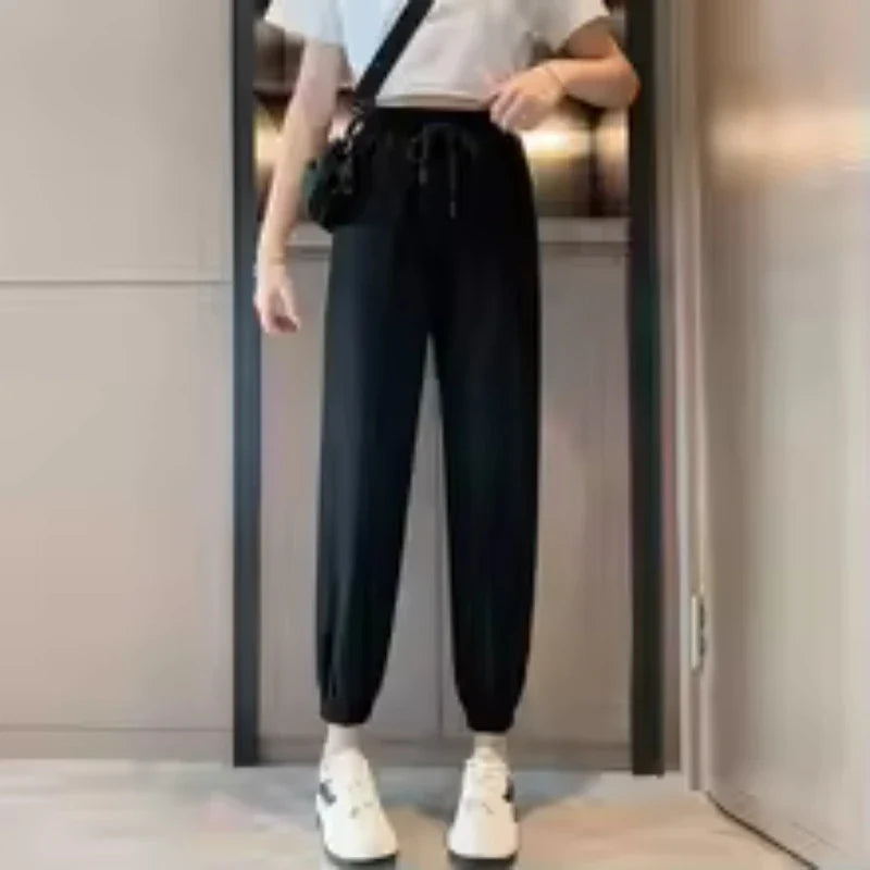 Women Joggers Pants – Oversized Drawstring Hip Hop Sweatpants