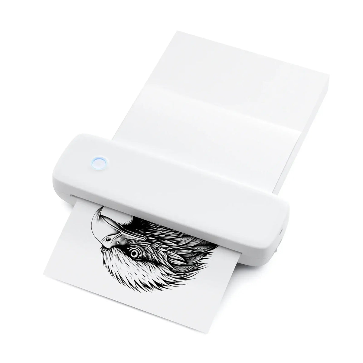 Portable Thermal Transfer Printer Wireless&USB Connect with Mobile Computer 56mm/77mm/107mm/210mm/216mm