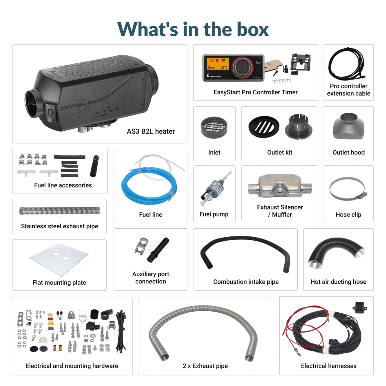 Espar AS3-D2L Air Heater- Sprinter Kit Included (Diesel)
