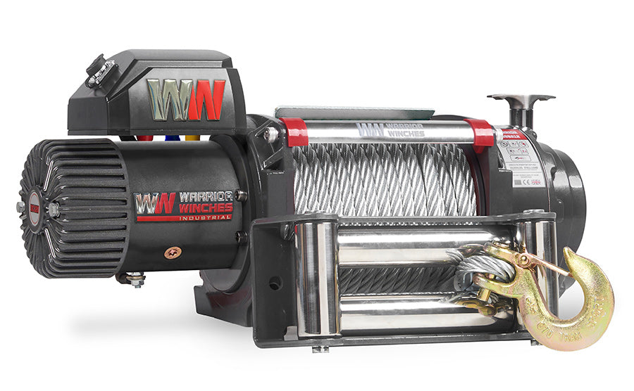 Samurai 17,500lb 12v Electric Winch - Steel Rope