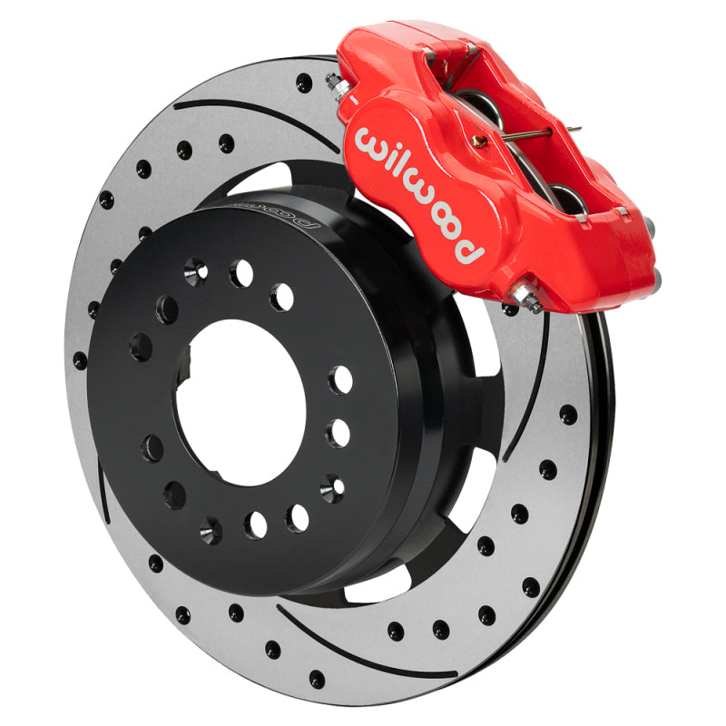 Wilwood kit front FDLI wwe 2IN. drop alum pro spindle 12.19 rotor SRP red