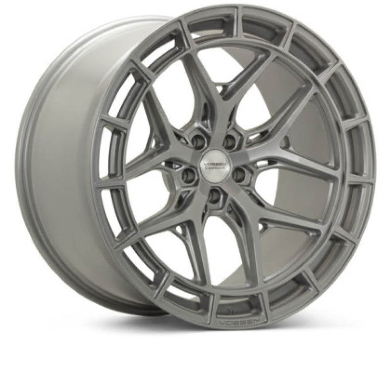 Vossen HFX-1 20x11 / 5x112 / ET8 / 66.56 / Super Deep - Satin Silver Wheel