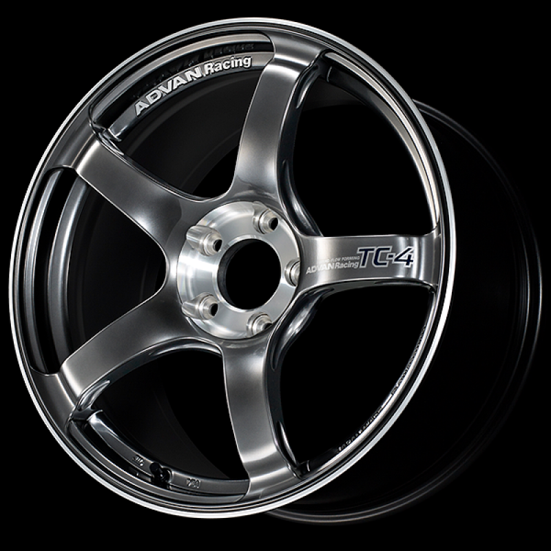 Advan TC-4 SE 17x8.0 / +45 Offset / 5x100 / 63mm Bore / Racing Hyper Black and Diamond Cut