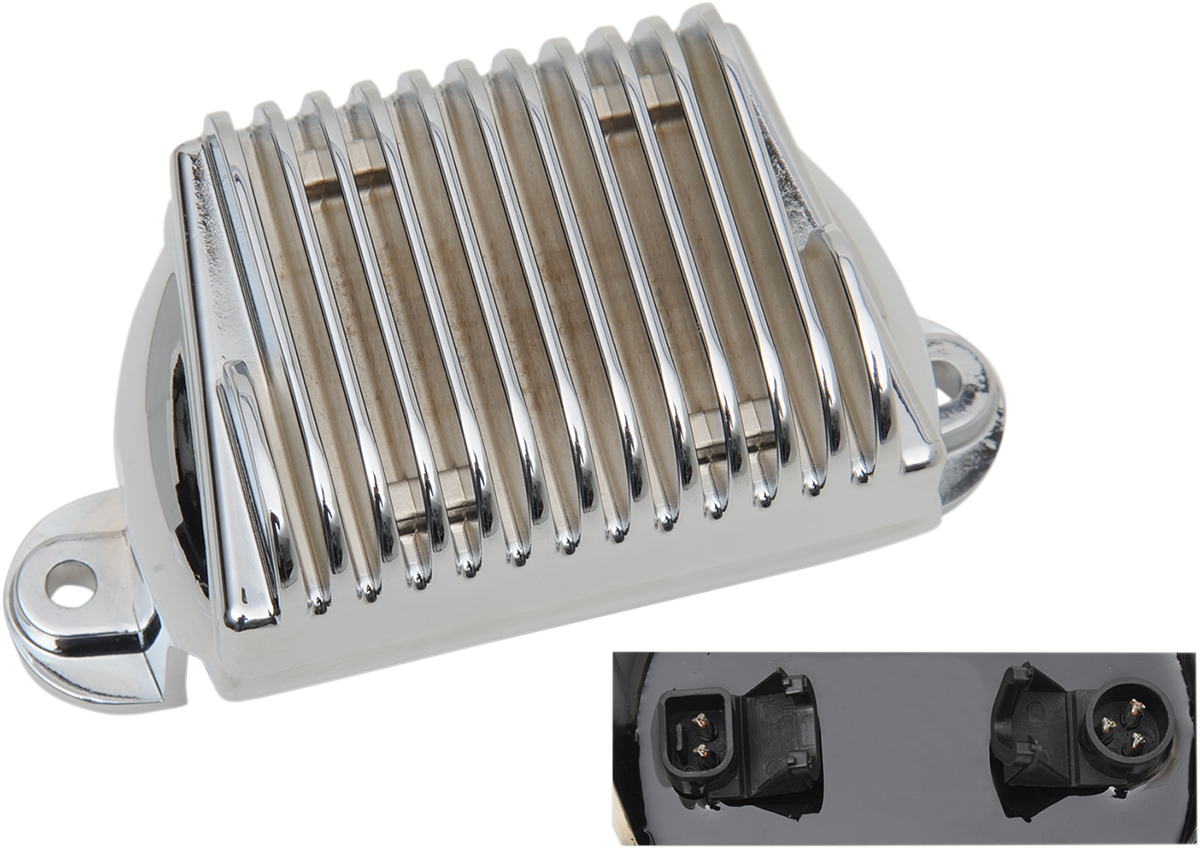 DRAG SPECIALTIES, DRAG SPECIALTIES Chrome Voltage Regulator 74622-09 for '09-'16 FL Models