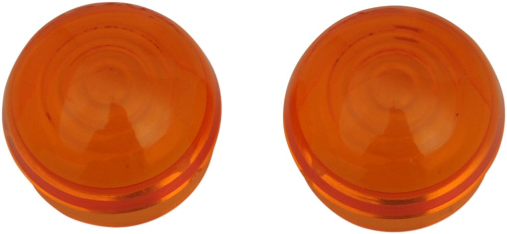 DRAG SPECIALTIES, Drag Specialties Replacement Amber Lens for Marker Lights - Part 20-6589AL-HC3