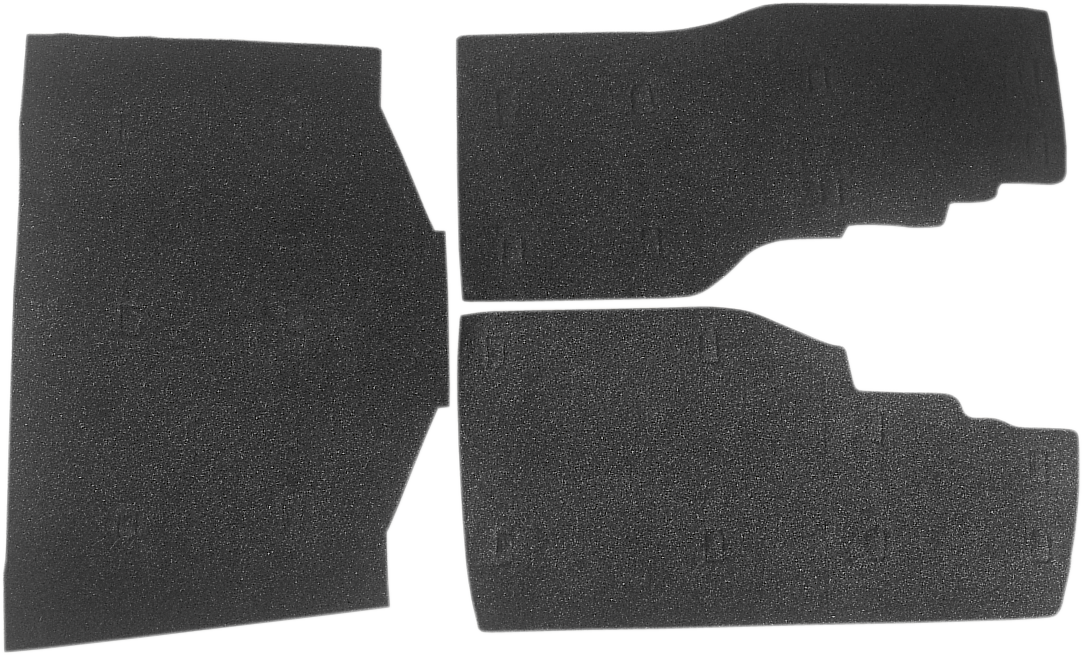 DRAG SPECIALTIES Saddlebag and Tourbox Floor Mats for Honda Gold Wing '88-'00, Part DS710115