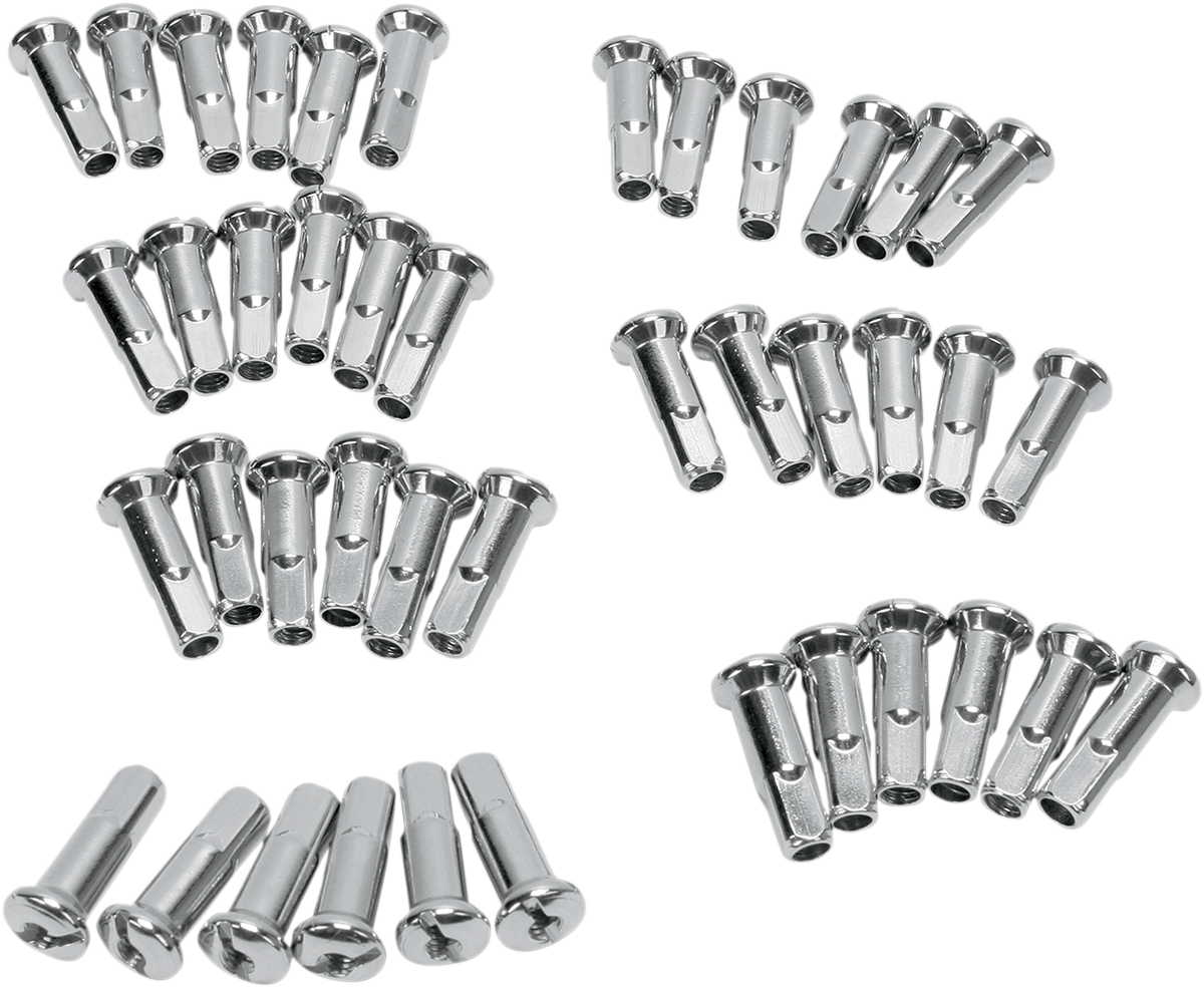 Drag Specialties Stainless Steel Spoke Nipples - Extra Long 160500SSE42-HC3