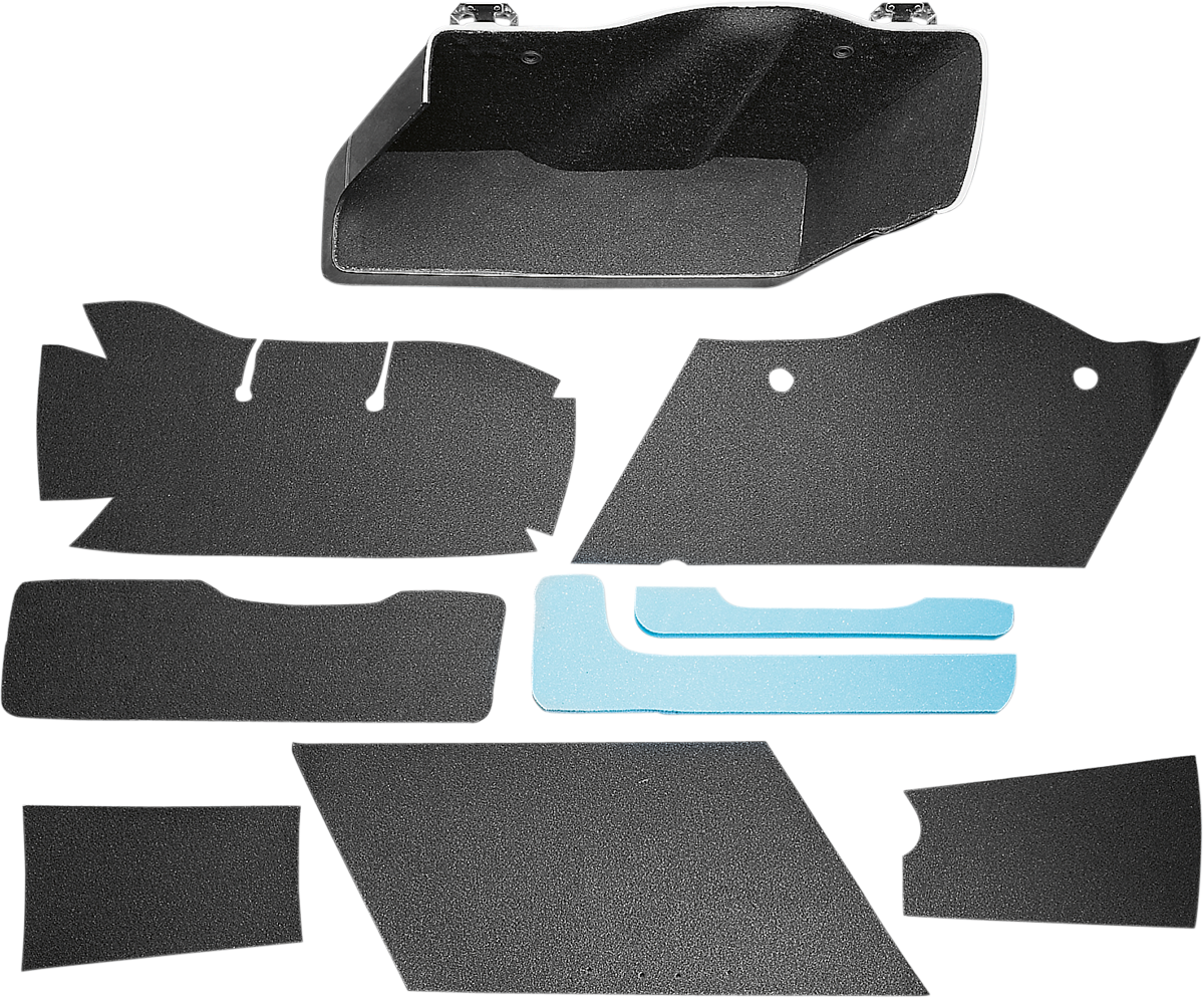 DRAG SPECIALTIES SEATS, DRAG SPECIALTIES SEATS Saddlebag Lining Kit for Harley FL 1993-2013, Black - Part DS710116