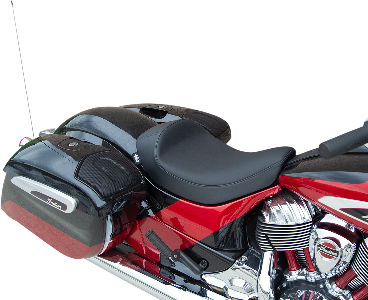DRAG SPECIALTIES SEATS, DRAG SPECIALTIES SEATS Solo Seat for Indian 2014-2022 with 1.5-inch Rear Position and Narrow Front Design