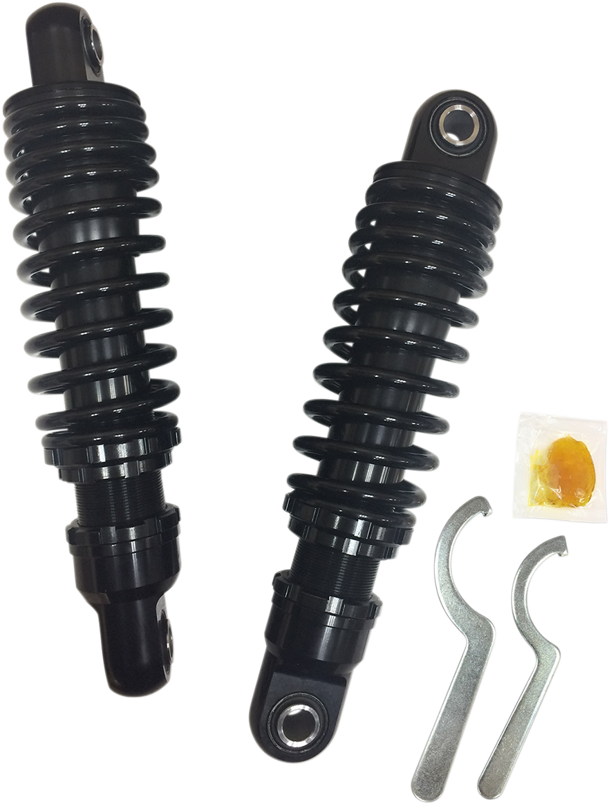 DRAG SPECIALTIES SHOCKS, Drag Specialties Shocks Premium 10.5-Inch Black C16-0149B for Harley-Davidson Motorcycles