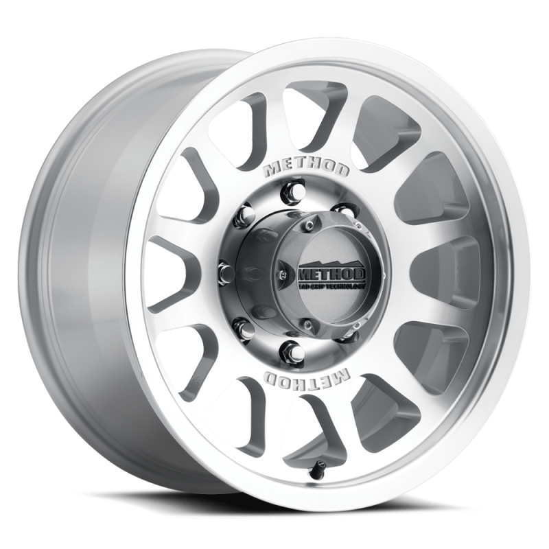 Method MR703 Bead Grip 20x9 12mm Offset 8x180 130.81mm CB - Machined Clear Coat