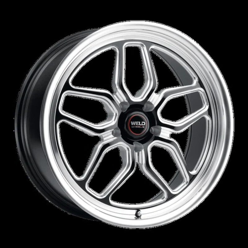 Weld Racing 18x10 Laguna Drag 5x114.3 ET45 BS 7.27 DIA 78.1 Gloss Black MIL