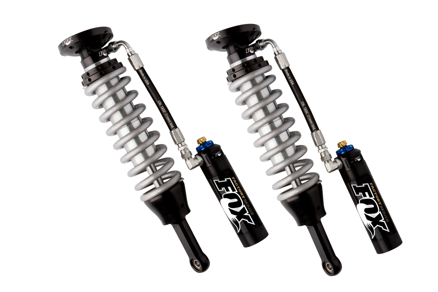 FOX 2.5 Coilover Shocks w/ DSC Reservoir Adjuster | 0-2 Inch Lift | Factory Series | Ford F150 (15-25) 4WD