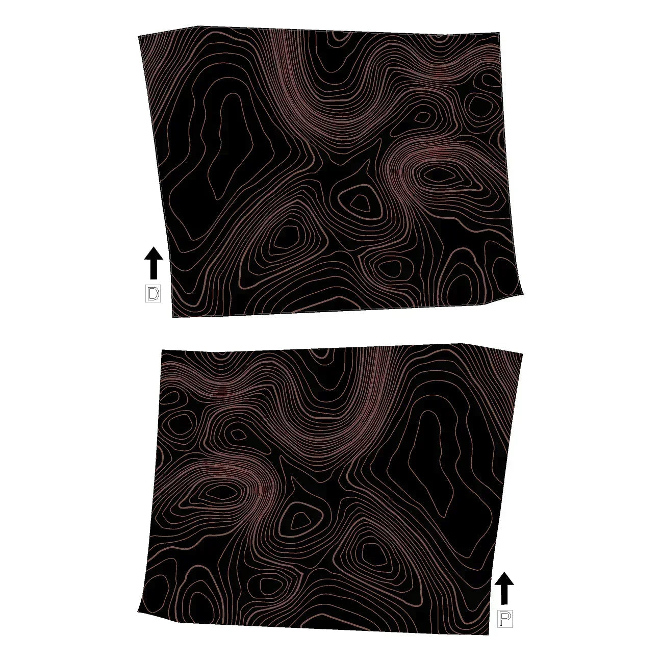 Topographic REAR Door Armrest Panel Protection - 2025+ 4Runner
