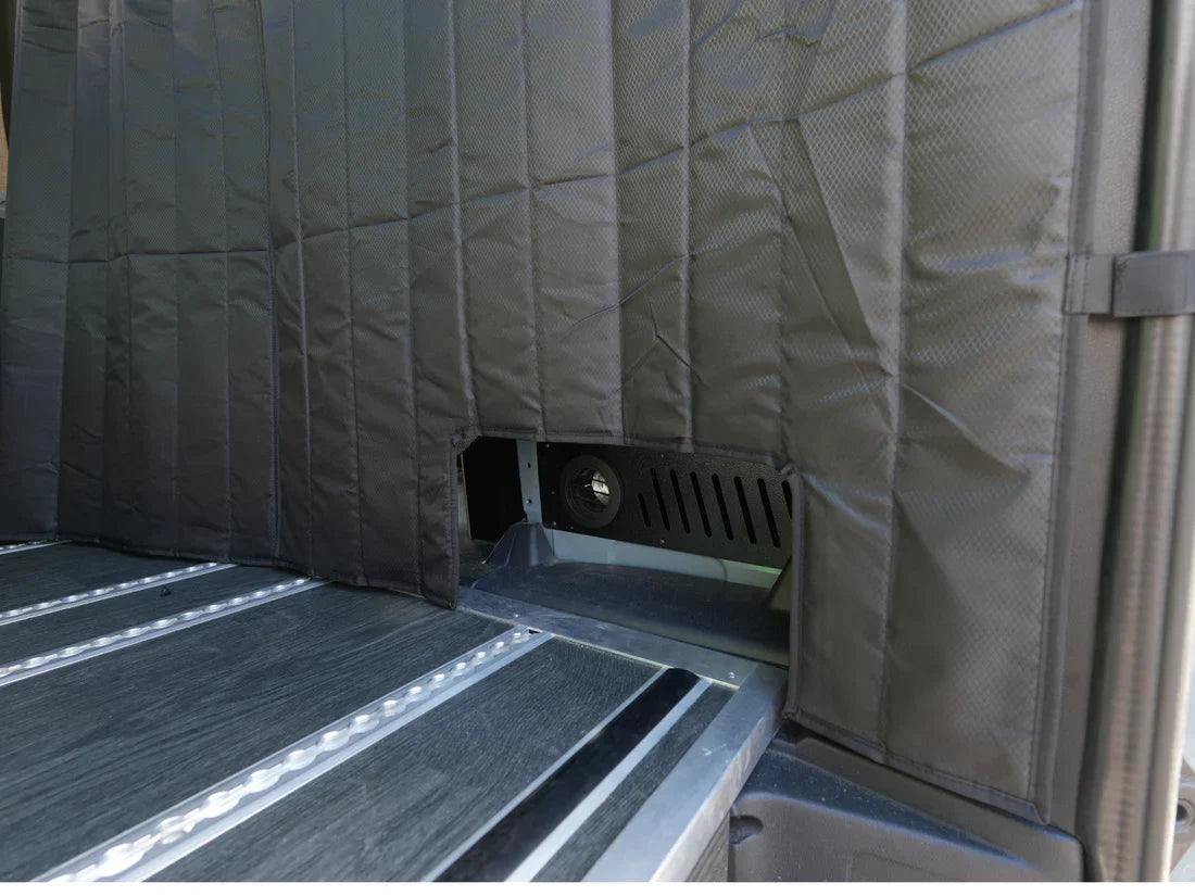 Insulated Privacy Curtain for Headliner Shelf for Sprinter Vans